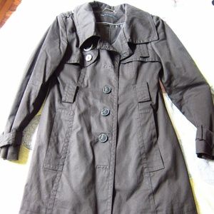 Zara Trench Coat- Chocolate - L