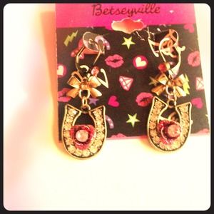 Betsy Johnson betsyville earrings. Brand new.