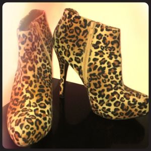 Leopard Booties