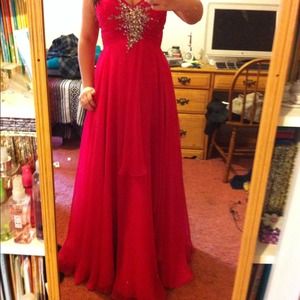 A fairly new prom dress