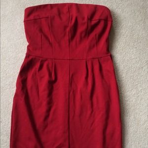 Brand new Express red strapless dress size medium