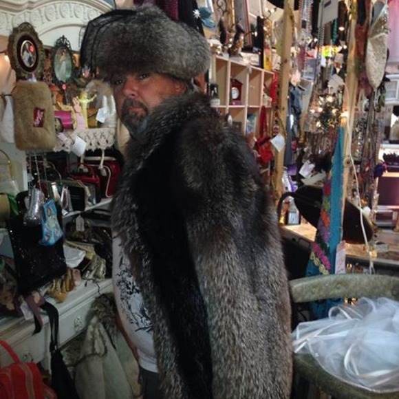 MAX ZELLER fur MINK & FOX amazing piece size 12 - Picture 3 of 4