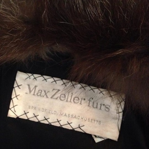 MAX ZELLER fur MINK & FOX amazing piece size 12 - Picture 4 of 4