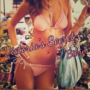 Pink Victoria's Secret bathing suit bikini