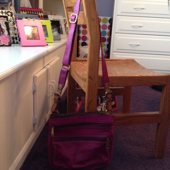 FINAL PRICE!!!!!! Purple Fossil purse