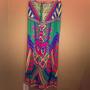 Lady's colorful flare pants !