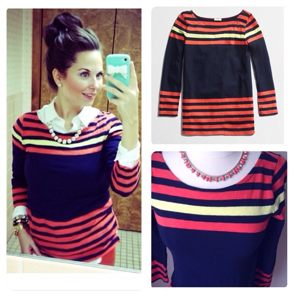 J. Crew Tops - 🎀NWOT J.Crew Stripe Boatneck🎀