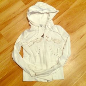 White BeBe sport hoodie