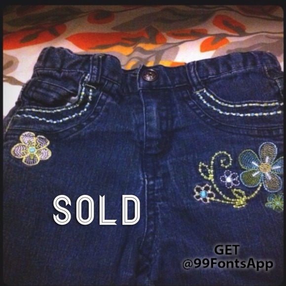 Girls 4T dark denim shorts - Picture 1 of 2