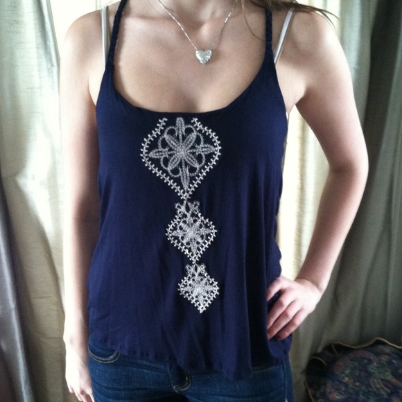 NWT Dark blue tank