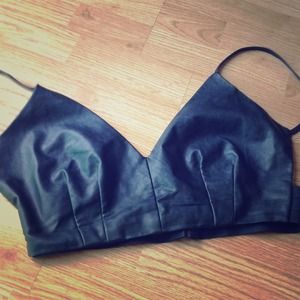 Nastygal crop top bustier & rainbow tutu bundle
