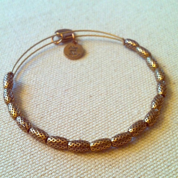 Beaded Alex & Ani bracelet, Russian Gold.