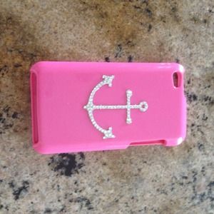 Pink anchor iPod 4 cases