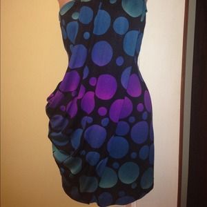 Diane von Furstenberg Dresses - Diane Von Furstenberg DVF calypso dot draped dress Diane von Furstenberg Dresses - Diane Von Furstenberg DVF calypso dot draped dress