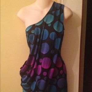 Diane von Furstenberg Dresses - Diane Von Furstenberg DVF calypso dot draped dress Diane von Furstenberg Dresses - Diane Von Furstenberg DVF calypso dot draped dress