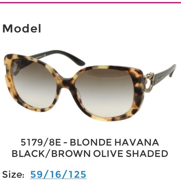 ❌SOLD❌BVLGARI Sunglasses