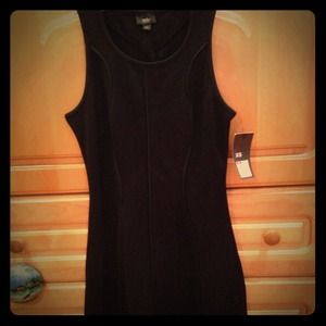 Fit and flair black dress