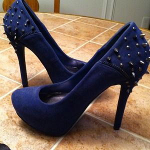 Charlotte  Russe, Spiked Sexy Pumps, 4.5" heels