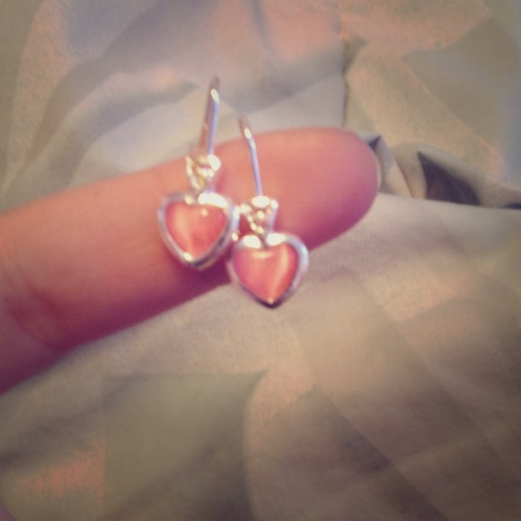 Pink Heart Earrings ❤️❤️❤️