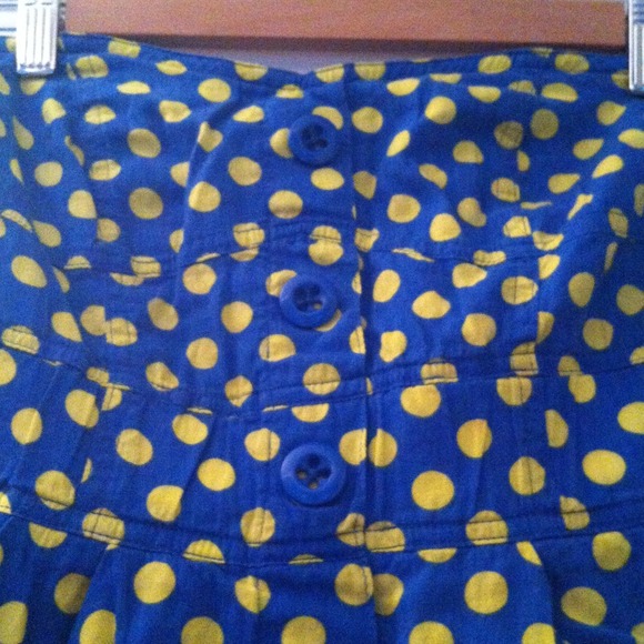 ❌SOLD❌ Polka Dot Strapless Dress! - Picture 2 of 3