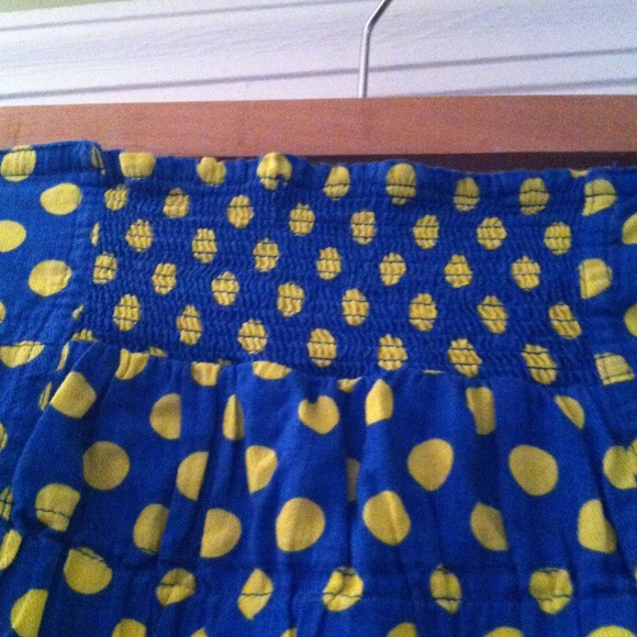 ❌SOLD❌ Polka Dot Strapless Dress! - Picture 3 of 3