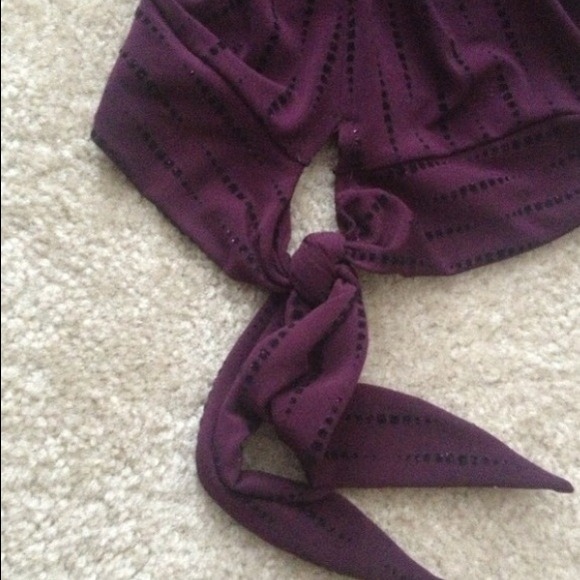 Purple Dressy Halter Top - Picture 4 of 4