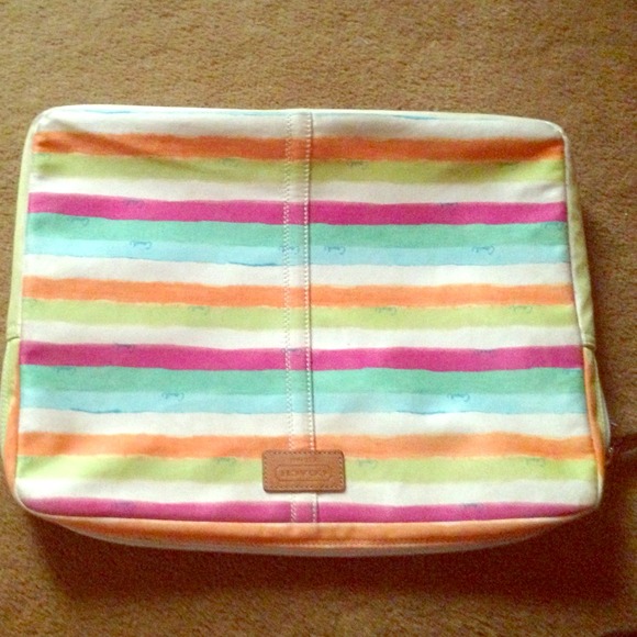 Coach laptop case
