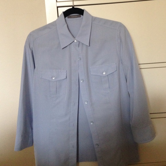 ✂️Baby blue 3/4 qtr sleeve top