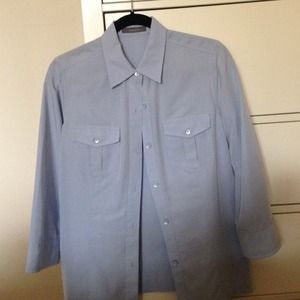 ✂️Baby blue 3/4 qtr sleeve top