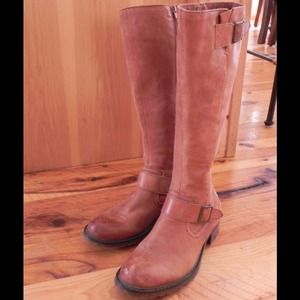 Light Brown Leather Boots