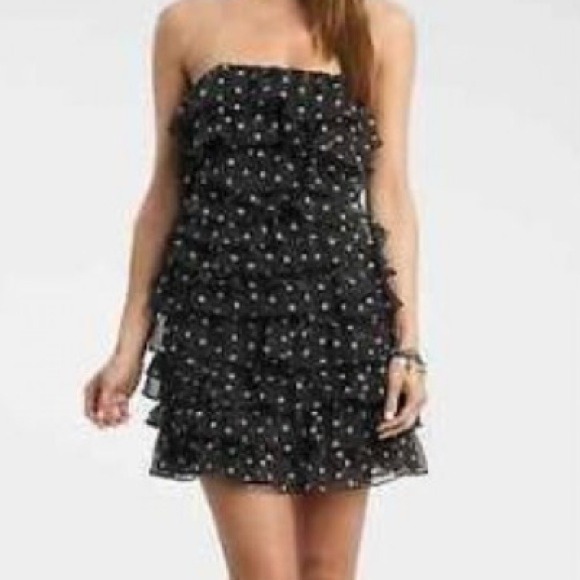 Guess Polka Dot Ruffle Dress