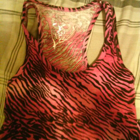 Pink zebra tank