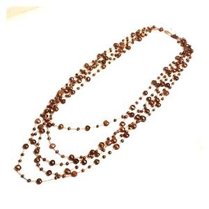 Multi strand cultured pearl necklace