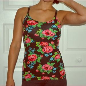Floral tank top