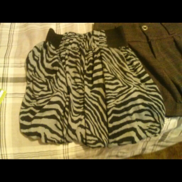 Zebra skirt