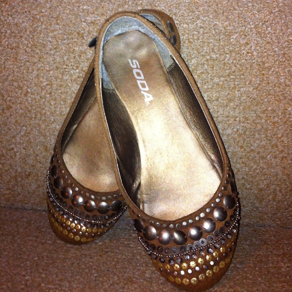 💥SOLD in BUNDLE💥BLINGY SEUDE FLATS