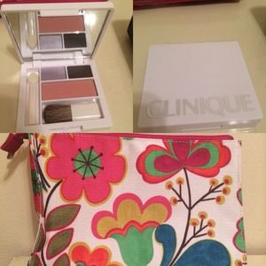 CLINIQUE MAKEUP SET AND MAKEUP BAG!