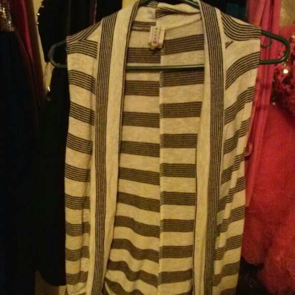 Striped cardigan