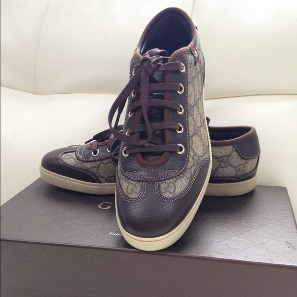 GUCCI GG Sneakers.  New and 100% authentic.  37.5