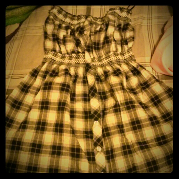 Plaid top/dress