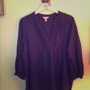 Lilly Pulitzer Navy Cotton Tunic