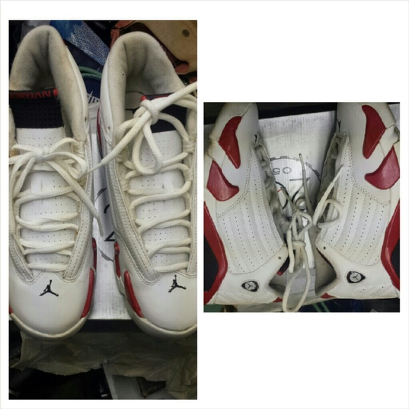 RETRO 14 WHITE/RED DEADSTOCK