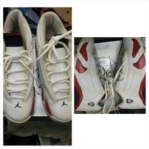 RETRO 14 WHITE/RED DEADSTOCK