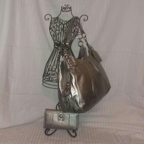 Sold!  Coach Mia Leather Maggie and Wallet