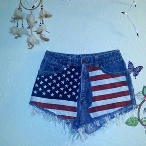 High waisted shorts