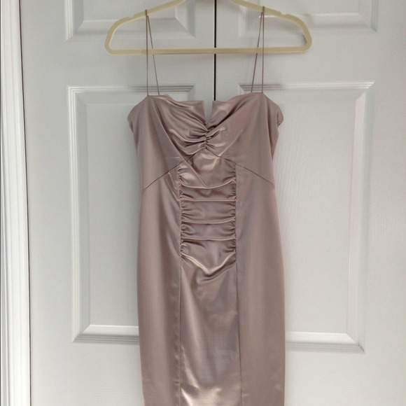 Nicole Miller Evening Dress Strappy Body con Midi - Picture 1 of 4