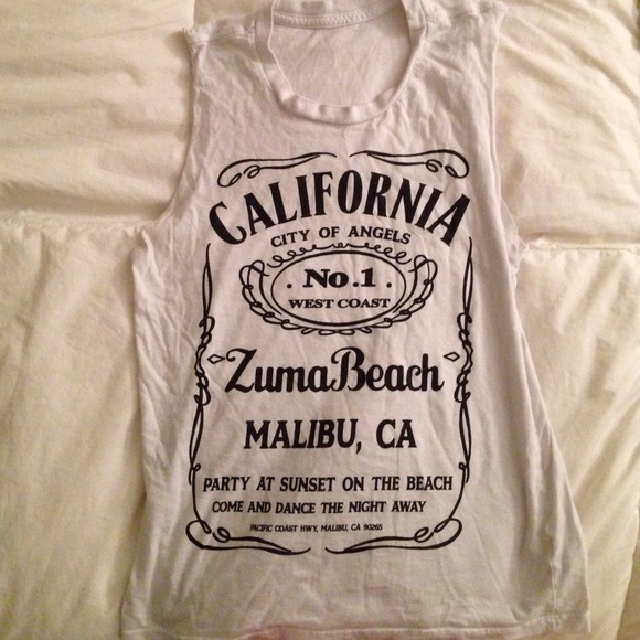 Brandy Melville Zuma Beach muscle tank