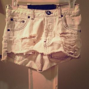 One Teaspoon Junkyard Mini White