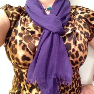 Purple scarf
