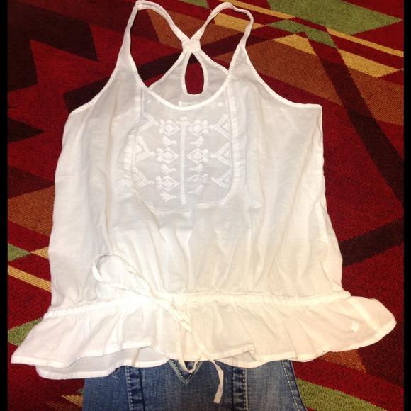 White tank top